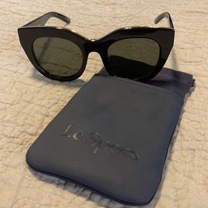 Le Specs Black Sunglasses